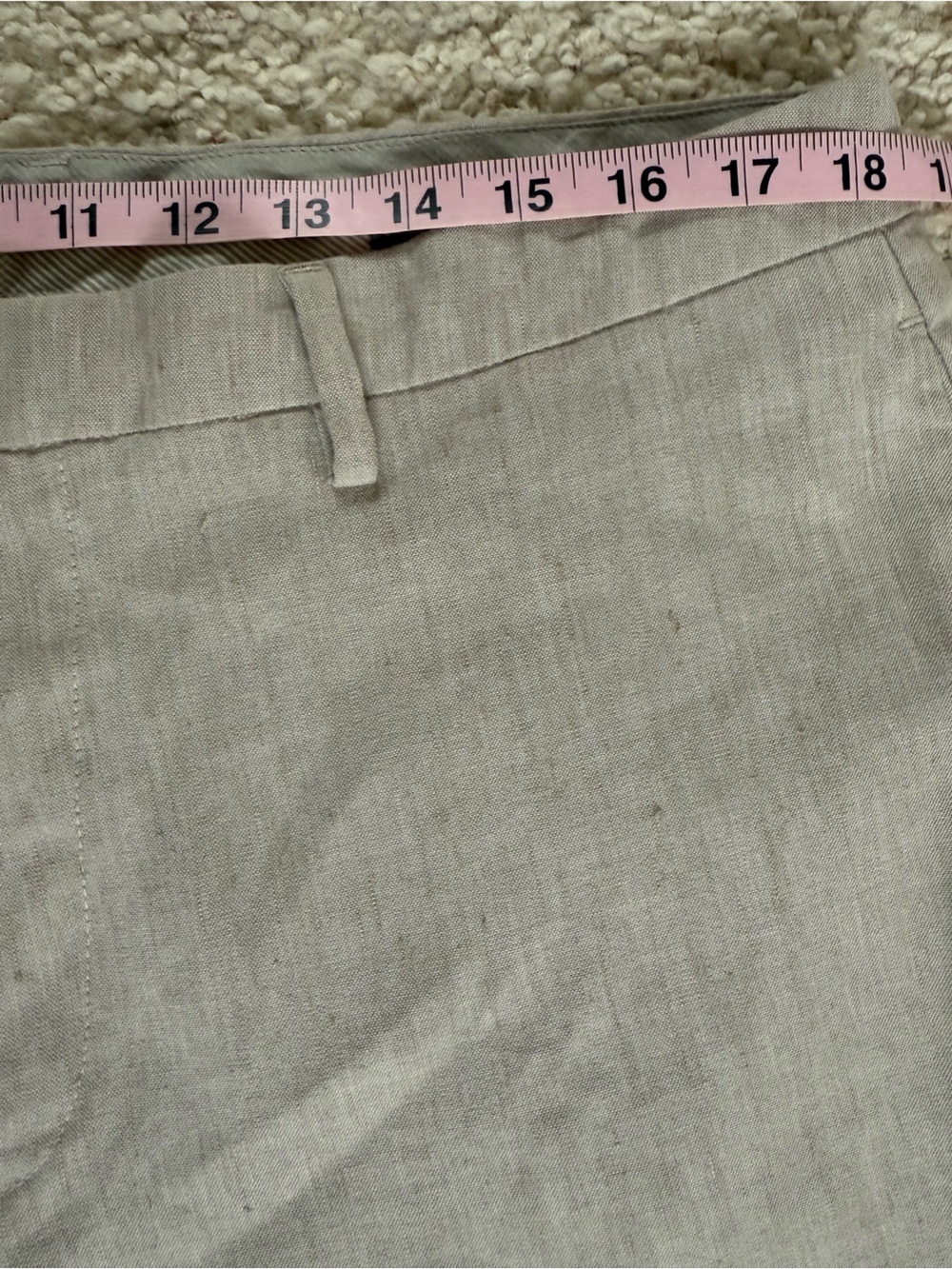 Bonobos Men’s Linen‎ Blend Chino Pants 36x32 Athletic Fit Lightweight Summer - Picture 5 of 12